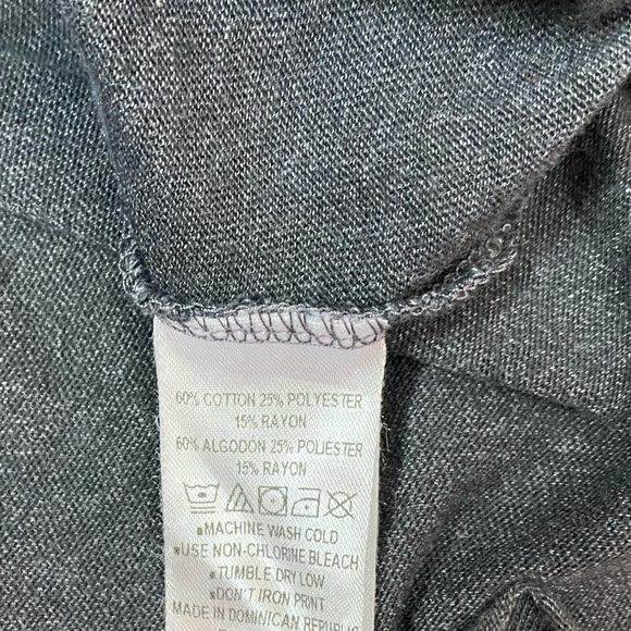 Junk Food Kiss Shirttail Band Tee Gray Size Medium - Picture 10 of 11